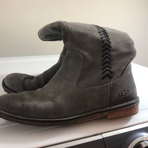 Ugg gray suede boots